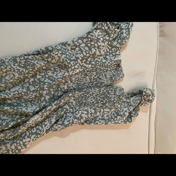 A&f cap sleeve scoop neck midi dress XXS - Picture 8 of 9